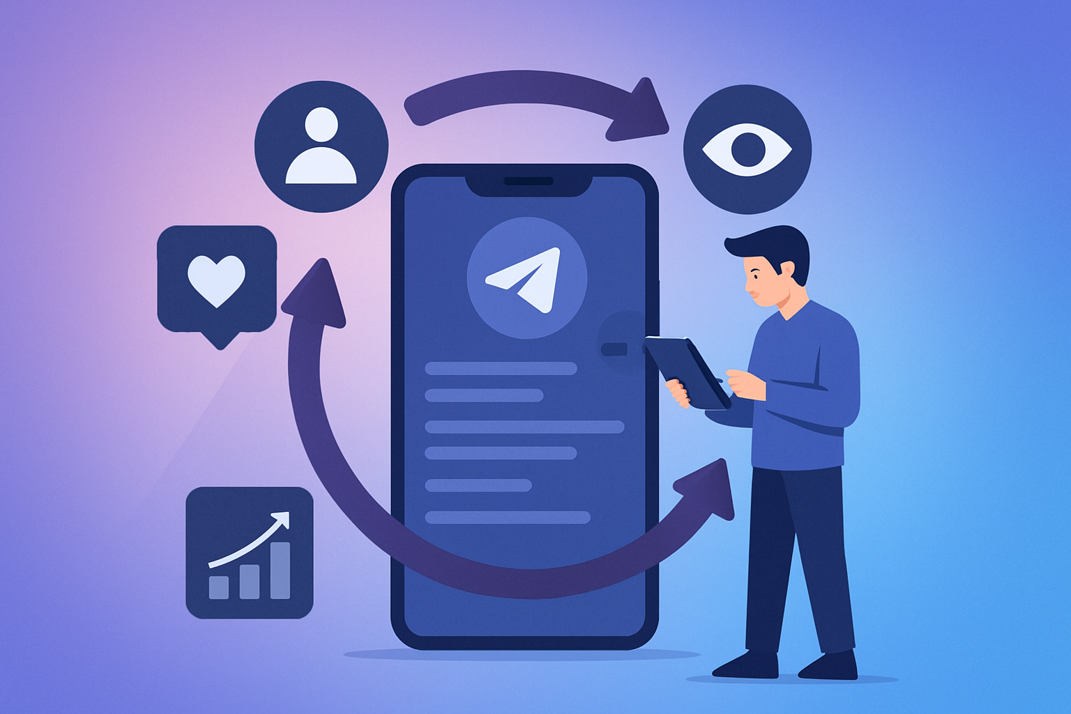 Comprar seguidores en Telegram: estrategia Trust Loop 2026
